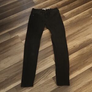YMI Blackwash Skinny Strech Jeans Size 5 Juniors Inseam 28'